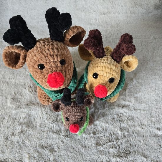 Obrazek Zestaw maskotek – Reniferowa Rodzina